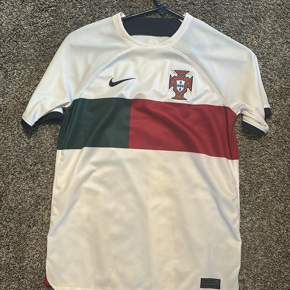 Nike 2023 Portugal Soccer Jersey.